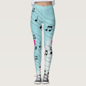 Ik hou van K pop Leggings (Voorkant)