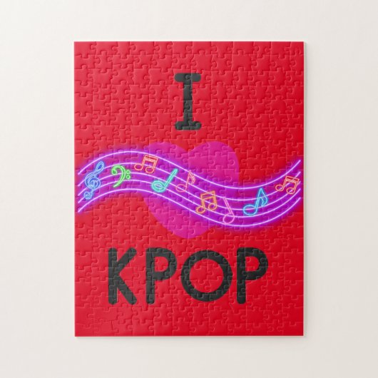Ik hou van K pop Legpuzzel (Verticaal)