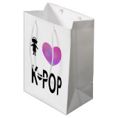 Ik hou van K-pop Medium Cadeauzakje (Voorkant Gekanteld)