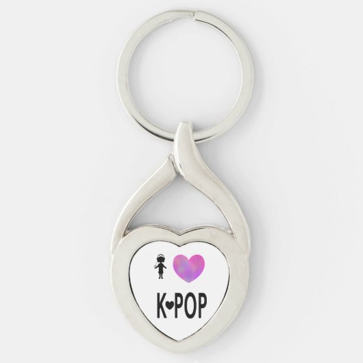 Ik hou van K-pop Sleutelhanger (Voorkant)