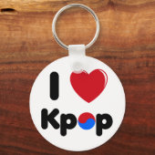 Ik hou van K-pop sleutelhanger (Voorkant)