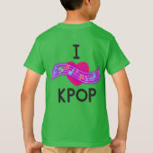 Ik hou van K-pop T-shirt (Achterkant)