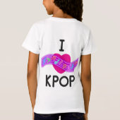 Ik hou van K-pop T-shirt (Achterkant)