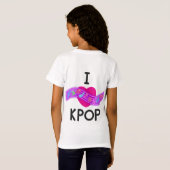 Ik hou van K-pop T-shirt (Achterkant volledig)