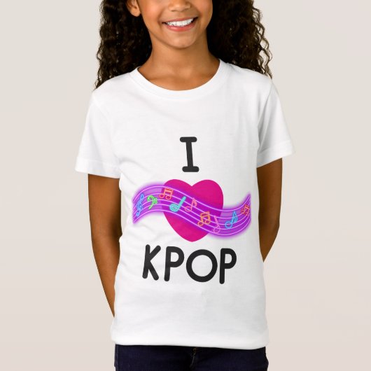 Ik hou van K-pop T-shirt (Voorkant)