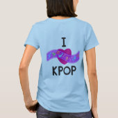 Ik hou van K-pop T-shirt (Achterkant)