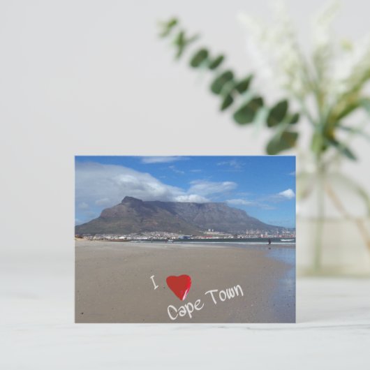 Ik hou van Kaapstad briefkaart (Staand voorkant)