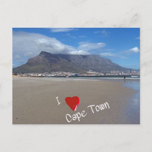 Ik hou van Kaapstad briefkaart (Voorkant)