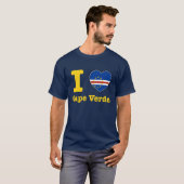 Ik hou van Kaapverdië T-shirt (Voorkant volledig)