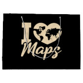 Ik hou van kaarten, geografie groot cadeauzakje (Achterkant)