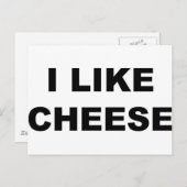 Ik hou van kaas briefkaart (Voorkant / Achterkant)