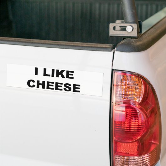 Ik hou van kaas bumpersticker (Op Truck)