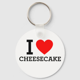 Ik hou van Kaas Cake Sleutelhanger