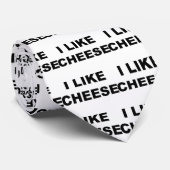 Ik hou van kaas stropdas (Opgerold)