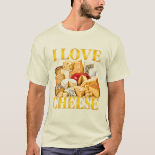 Ik hou van kaas t-shirt