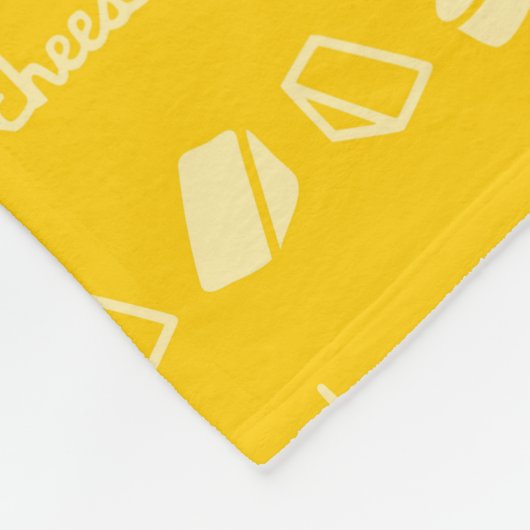 Ik hou van kaasdeken fleece deken (Hoek)