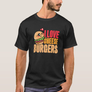 Ik hou van kaasjagers Hamburger Women en Cheesebu T-shirt