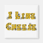 Ik hou van kaasmagneet magneet (Voorkant)