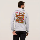 Ik hou van kaasstolpjes! hoodie (Achterkant volledig)