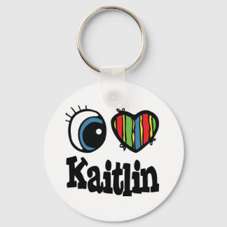 Ik hou van Kaitlin Sleutelhanger