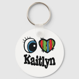 Ik hou van Kaitlyn Sleutelhanger