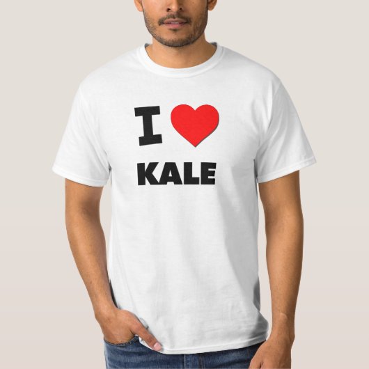 Ik hou van Kale T-shirt (Voorkant)