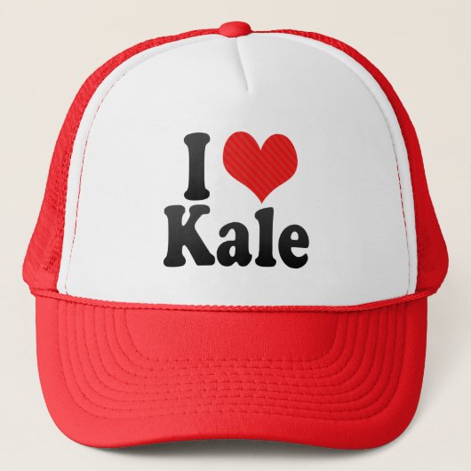 Ik hou van Kale Trucker Pet (Voorkant)