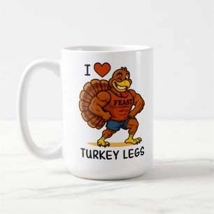 Ik hou van kalkoenpoten – Grappige Thanksgiving fi Koffiemok