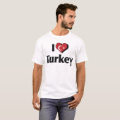 Ik hou van kalkoenvlag shirt (Voorkant volledig)