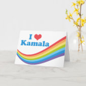 Ik hou van Kamala Rainbow Kaart (Gele Bloem)
