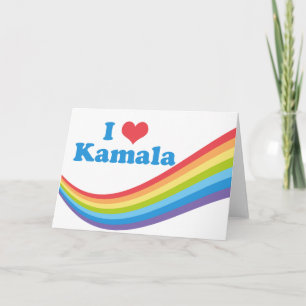 Ik hou van Kamala Rainbow Kaart