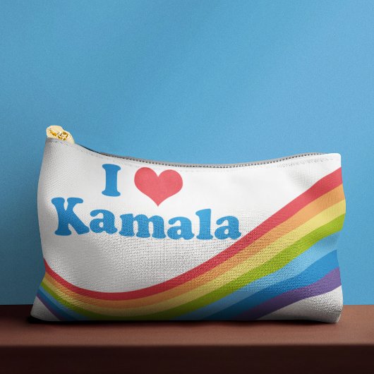 Ik hou van Kamala Schattigee regenboogverkiezing Etui