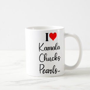 Ik hou van Kamala Schattigee schoenen voor Preside Koffiemok