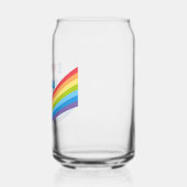 Ik hou van Kamala Schattigee verkiezing regenboog Blikvorm Glas (Links)