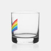 Ik hou van Kamala Schattigee verkiezing regenboog Whisky Glas (Links)