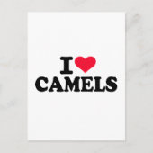 Ik hou van kamelen briefkaart (Voorkant)