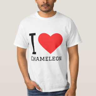Ik hou van kameleon t-shirt