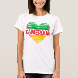 Ik hou van Kameroen, Kameroens hart T-shirt