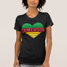Ik hou van Kameroen, Kameroens hart T-shirt
