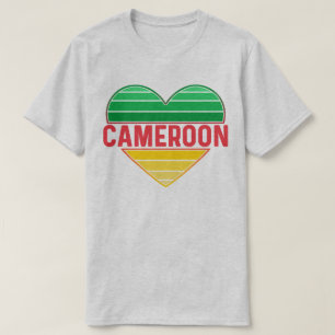 Ik hou van Kameroen, Kameroens hart T-shirt
