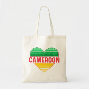 Ik hou van Kameroen, Kameroens hart Tote Bag