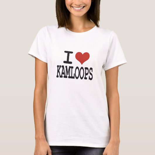 Ik hou van Kamloops T-shirt (Voorkant)