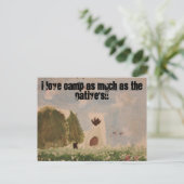 Ik hou van kamp briefkaart (Staand voorkant)