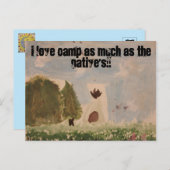 Ik hou van kamp briefkaart (Voorkant / Achterkant)
