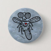 Ik hou van kampeerders! ronde button 5,7 cm (Voorkant)