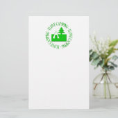 Ik hou van kamperen briefpapier (Staand voorkant)