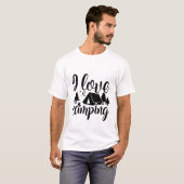 Ik hou van kamperen - Camping T-shirt (Voorkant volledig)