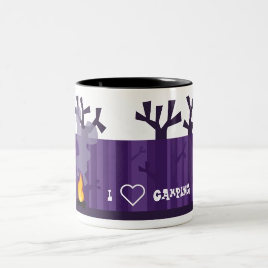 Ik hou van kamperen mok (Center)
