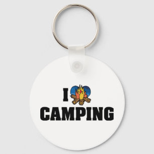Ik Hou Van Kamperen Sleutelhanger