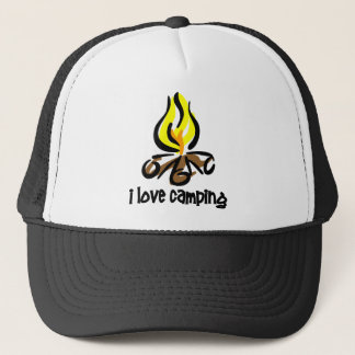 ik hou van kamperen trucker pet